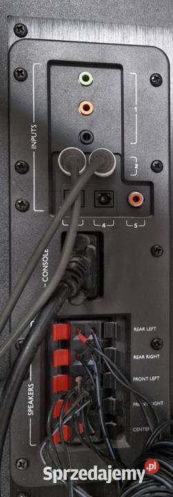 Zestaw głośników 51 Logitech Z906 500 W czarny łódzkie Łódź