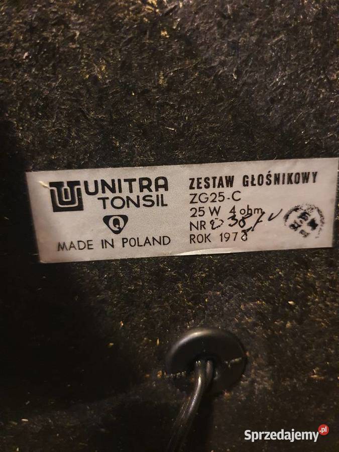 Głosniki wysokoton Tonsil GDWK 9401 40W 4 pomorskie Gdańsk