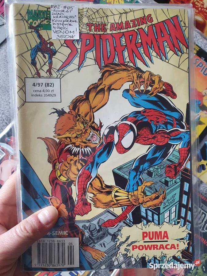 SpiderMan wydawnictwo TmSemic zestaw 57 komiksów Gdynia