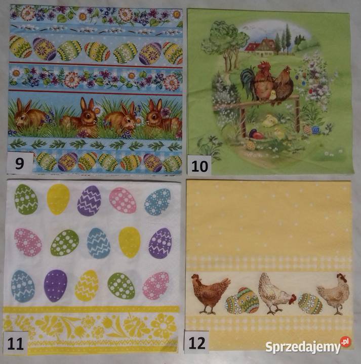 Serwetki decoupage Wielkanoc zest E Laskowiec