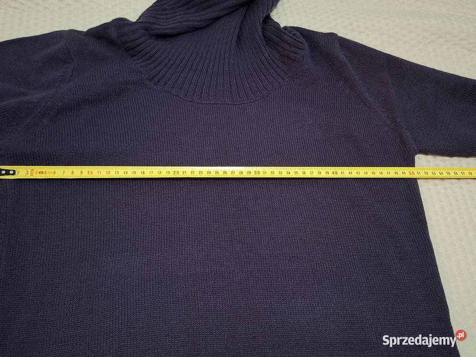 LXL Swetr golf śliwkowy Braniewo
