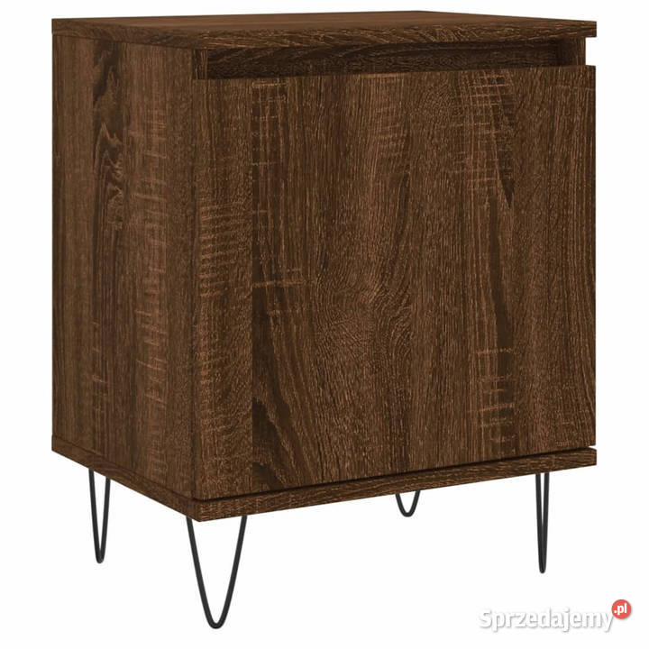 Szafka nocna brązowy dąb 40x30x50 materiał mazowieckie