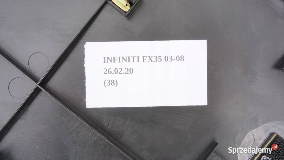 BOCZEK TYLNY OSŁONA BAGAŻNIKA INFINITI FX35 FX45 Nowy Tomyśl