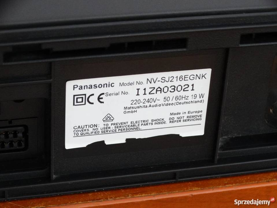 Magnetowid Panasonic NVSJ216 sprawny WYSYŁKA Jasło