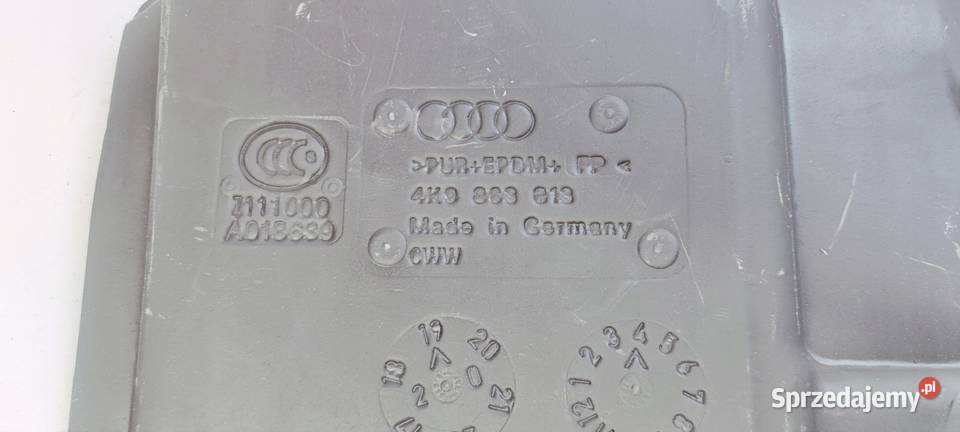 WYGŁUSZENIE NADKOLA LEWY TYŁ AUDI A6 C8 Przystajń