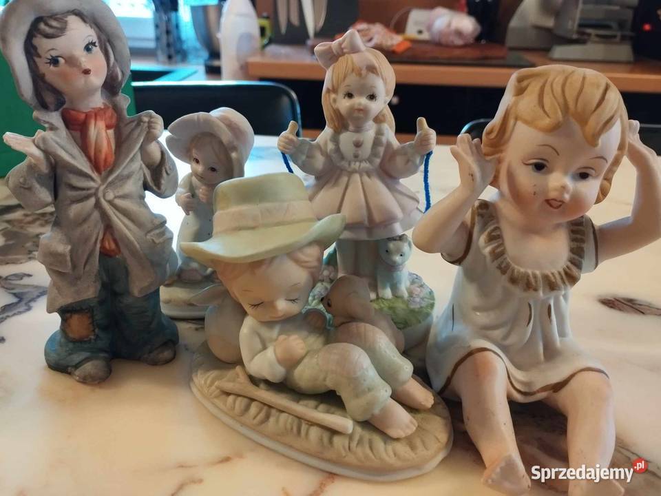 kolekcjonerskie figurki z biskwitu sygnowane Figurki i rzeźby Gorzów Wielkopolski sprzedam