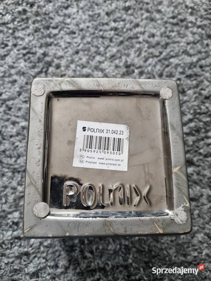 Srebrna osłonka na doniczkę Polnix Moon lubelskie Lublin