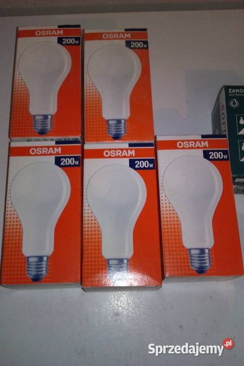 Żarówka Tradycyjna Zwykła OSRAM 200W E27 Warszawa