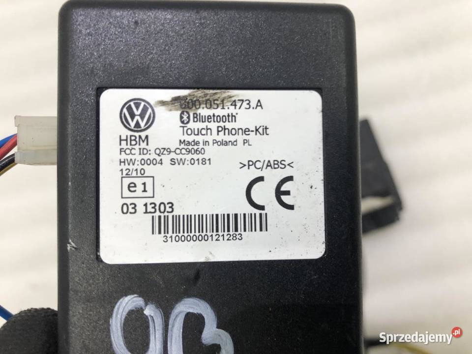 ADAPTER BLUETOOTH 600051473A VW PASSAT B6 wielkopolskie