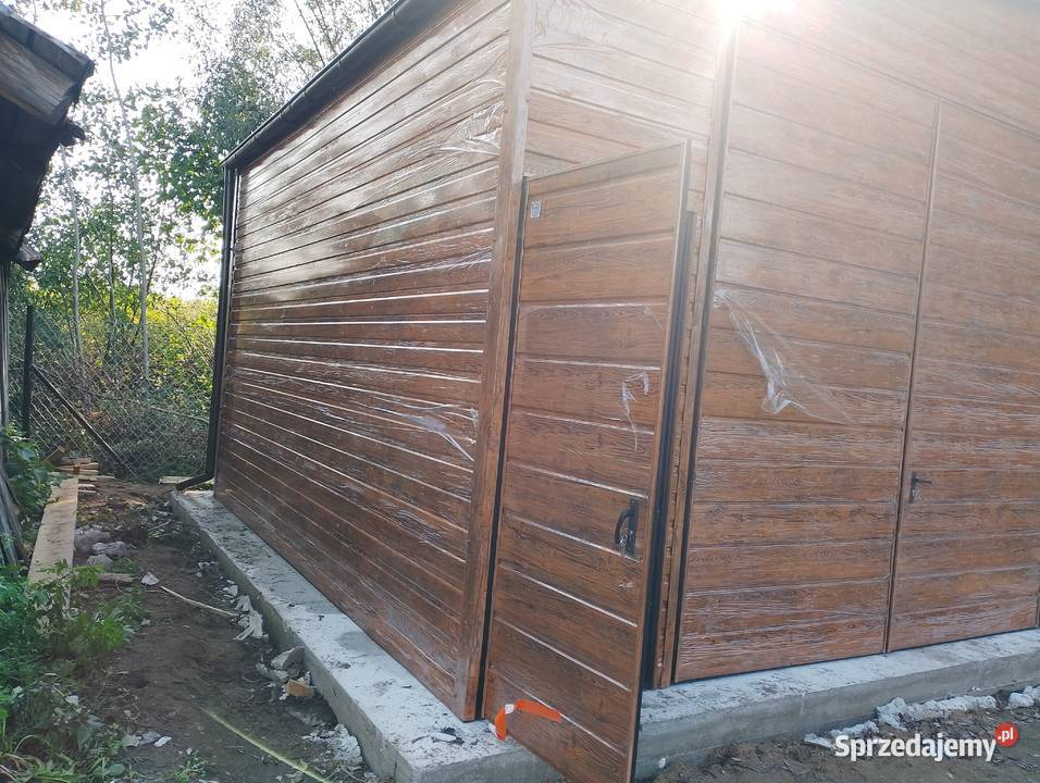 ZŁOTY DĄB Garaż Blaszany Drewnopodobny Garaże sprzedam