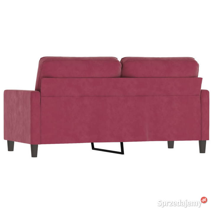 Sofa 2osobowa winna czerwień 140 tapicerowana Warszawa