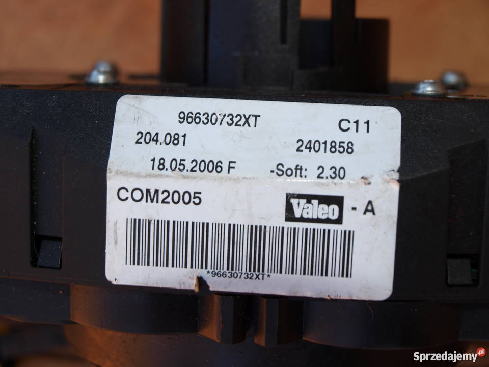 Peugeot 206 307 406 807 Partner przełącznik osobowe Kalisz