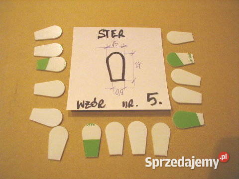 Stery do woblerów WZÓR 3 50 sztuk z 15 mm Kłodzko