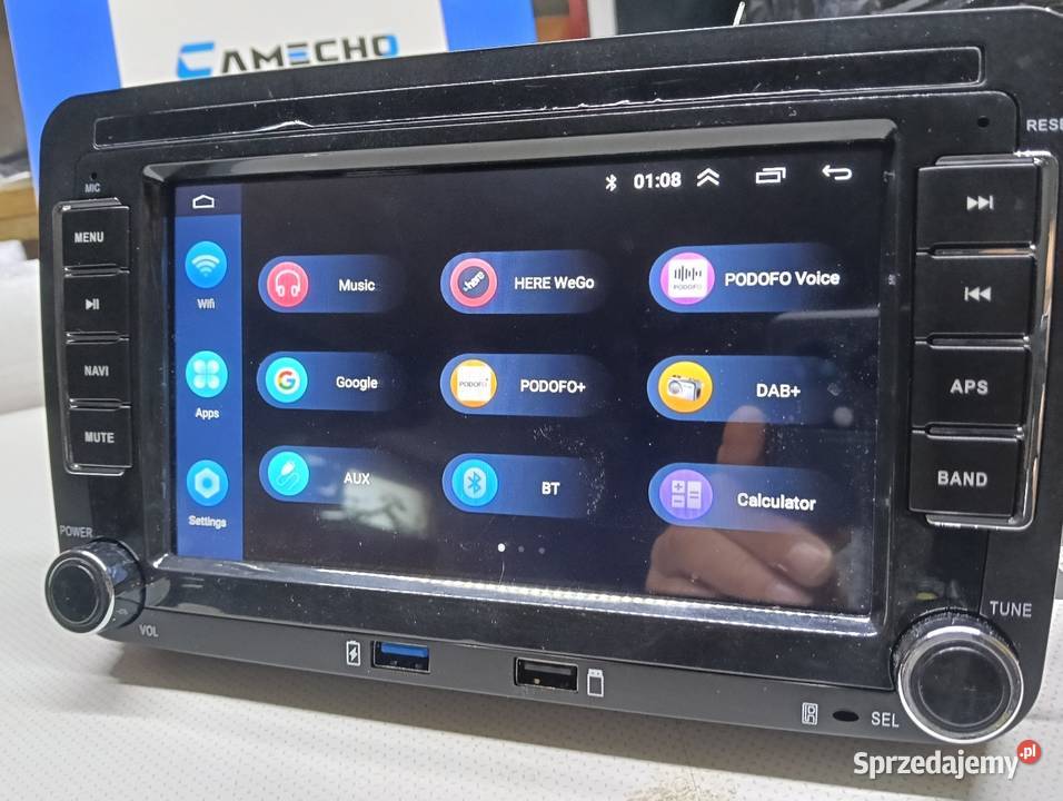 Radio Android VW Skoda Seat z canbusem Drążdżewo Nowe