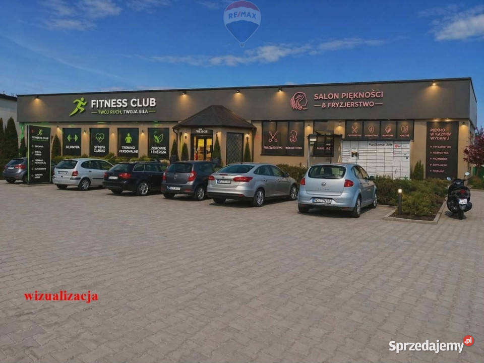 Budynek handlowo usługowy dojazd asfaltowy