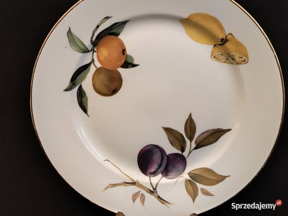 Talerz obiadowy angielski Royal Worcester lubelskie Chełm