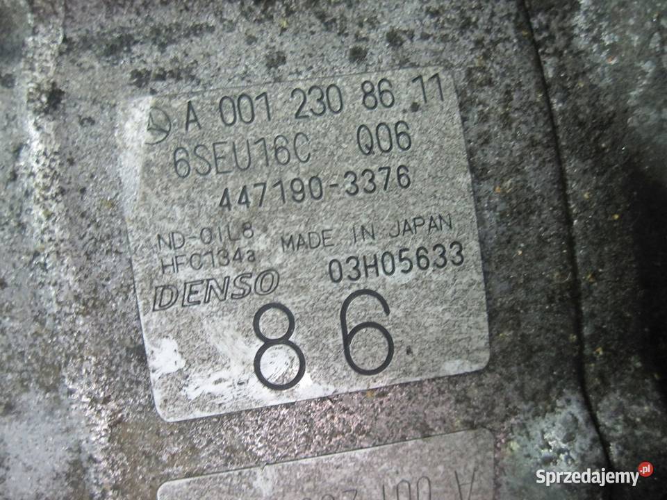 MERCEDES E 30 CDI 642920 06r sprężarka