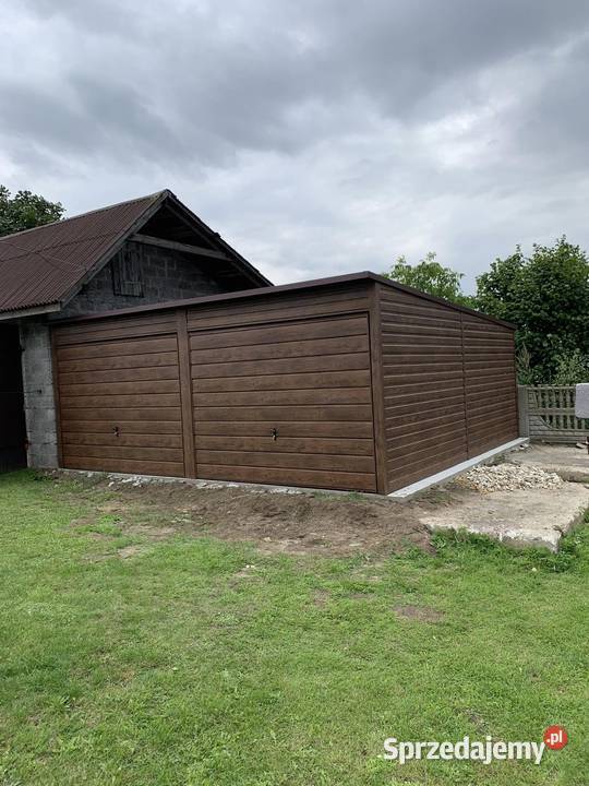 Garaże blaszane na każdy wymiar jednospadowe Brodnica