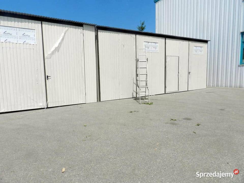 Blaszana montowana hala 166 m Kraków