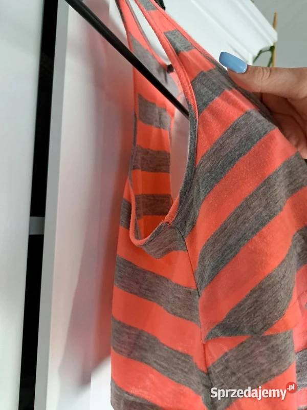 Lużny top Charlotte Russe w paski Trąbki Wielkie sprzedam
