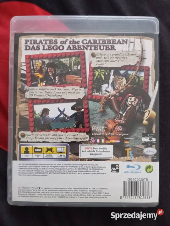 LEGO Piraci z Karaibów 3 Eng dzieci PlayStation dla dzieci Piotrków Trybunalski
