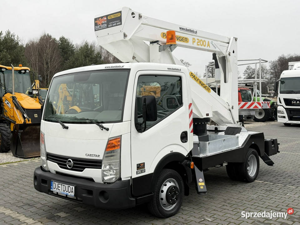 Nissan Cabstar Podnośnik Koszowy 20m Palfinger 2488cm3 Widełki