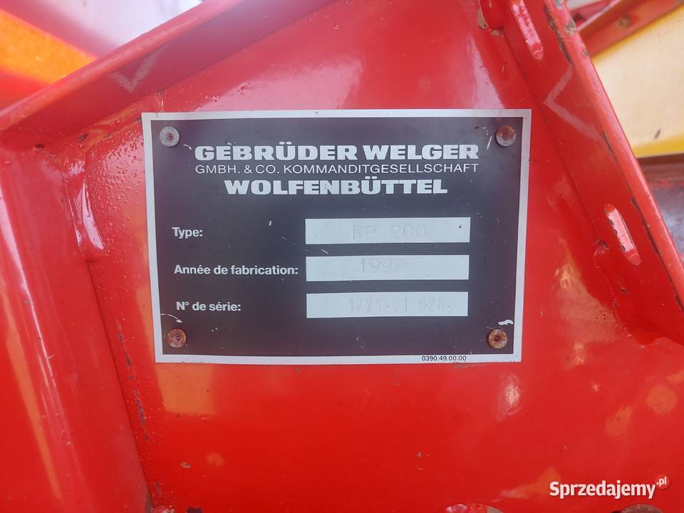 Prasa Welger RP 200 nieuszkodzony Radzymin
