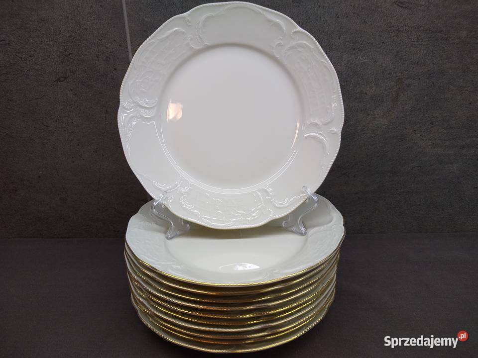 Talerz obiadowy płytki Rosenthal Sanssouci Gold