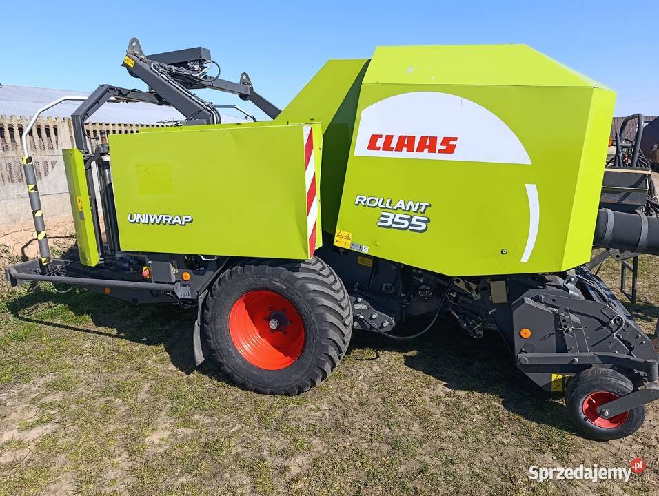 Prasoowijarka Claas Rollant 355 Uniwrap podlaskie Mońki