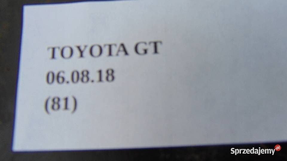 PODSTAWA AKUMULATORA TOYOTA GT86 akumulatory Układ elektryczny Nowy Tomyśl