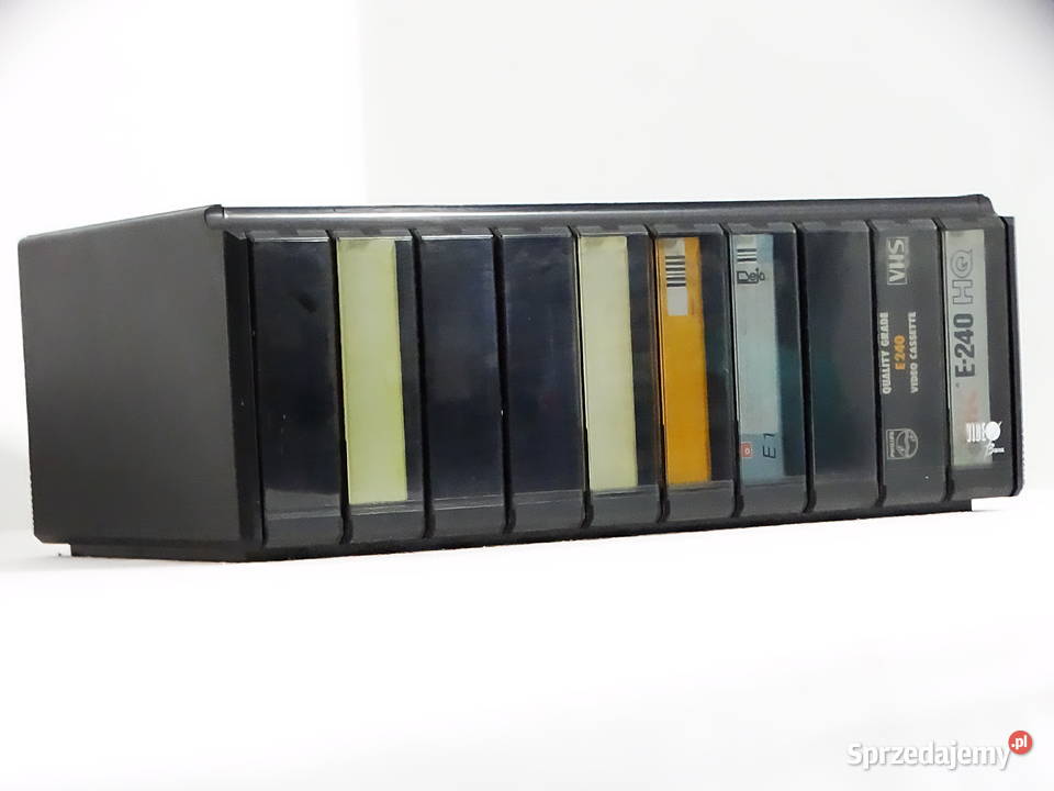 Organizer uchwyt stojak na kasety wideo VHS 10