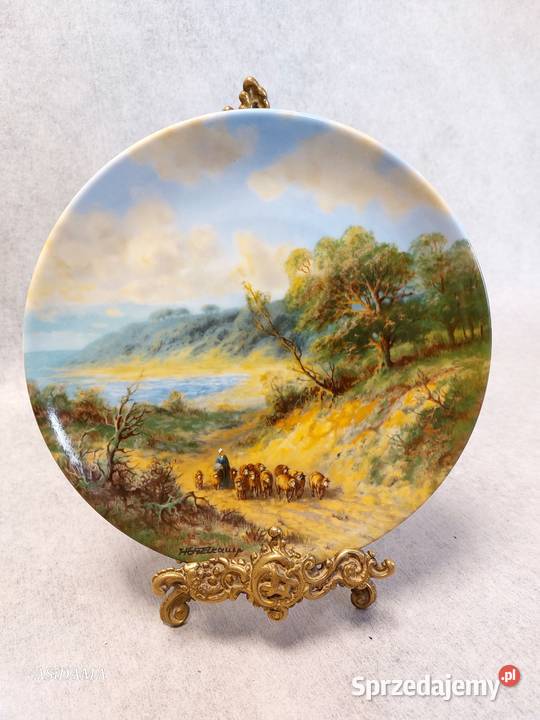 TIRSCHENREUTH PORCELANOWY KOLEKCJONERSKI TALERZ Dobrzany