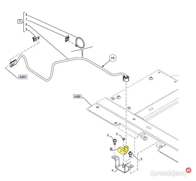 Czujnik zawieszenia kabiny 51579822 Case Holland podlaskie Białystok sprzedam