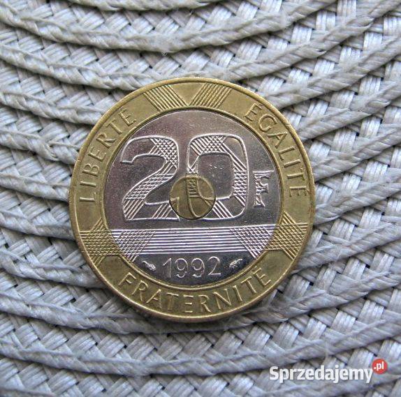 Francja 20 Frankóe 1992r Kalisz