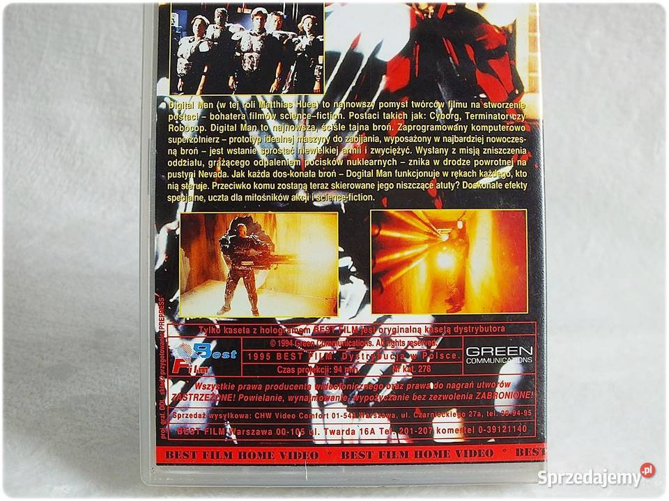 Kaseta VHS Digital Mam Matthias Hues Film na lubuskie Żary