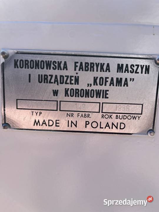 Dłutarka łańcuszkowa KOFAMA Typ DFLC podkarpackie sprzedam