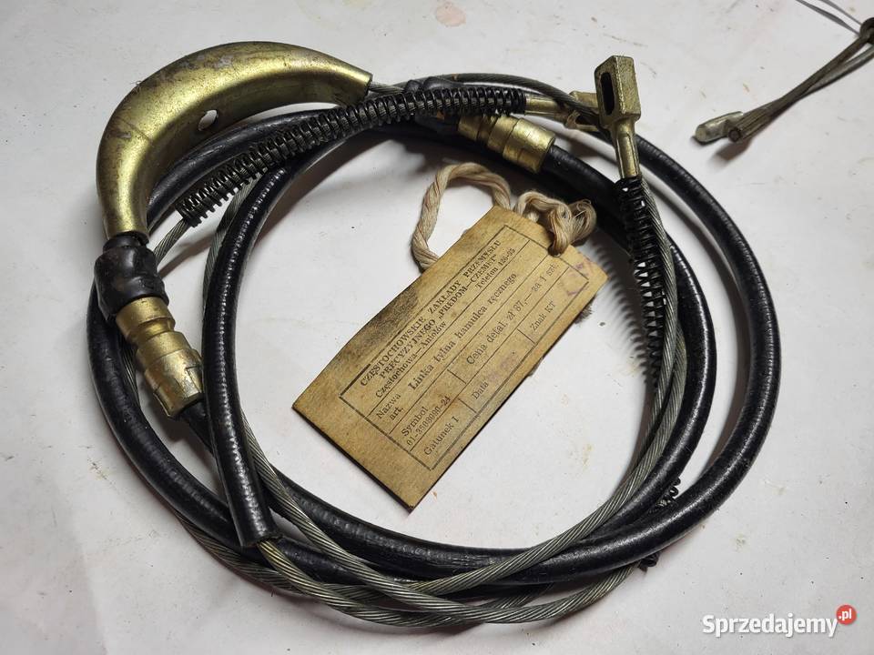 Syrena fabrycznie nowa linka hamulca ręcznego wielkopolskie Chodzież