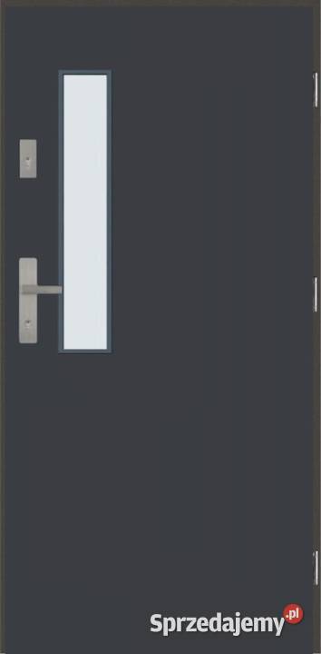 Drzwi wejściowe GADOT ANTRACYT 90L RÓŻNE WZORY