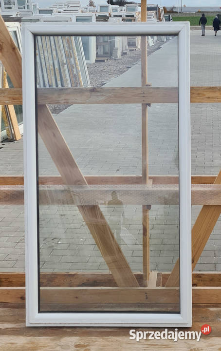 OKNA KacprzaK Witryna 83X144 FIX Używany PCV Siedlce