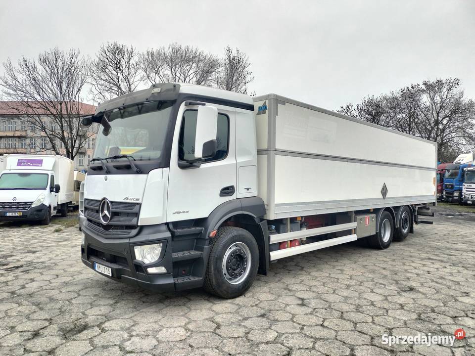 MERCEDES ANTOS 2543 KONTENER PODNOSZONY IZOTERMA 12730kg Kontenery śląskie Częstochowa