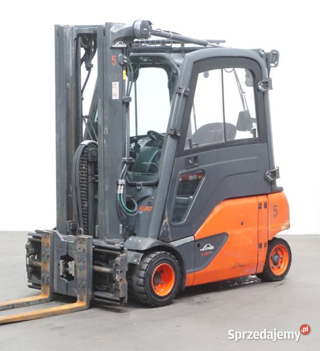 Wózek widłowy elektryczny LINDE E20 Triplex 4640 Wózki widłowe Ostrów Wielkopolski