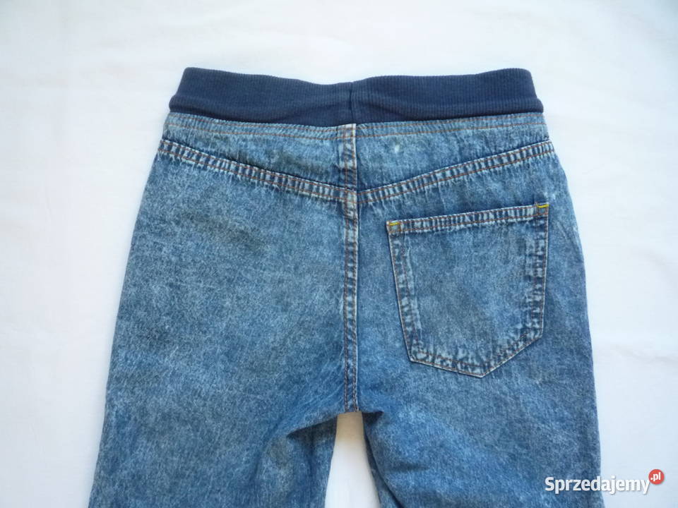 YFK 128134 Krótkie spodenki szorty miękki jeans