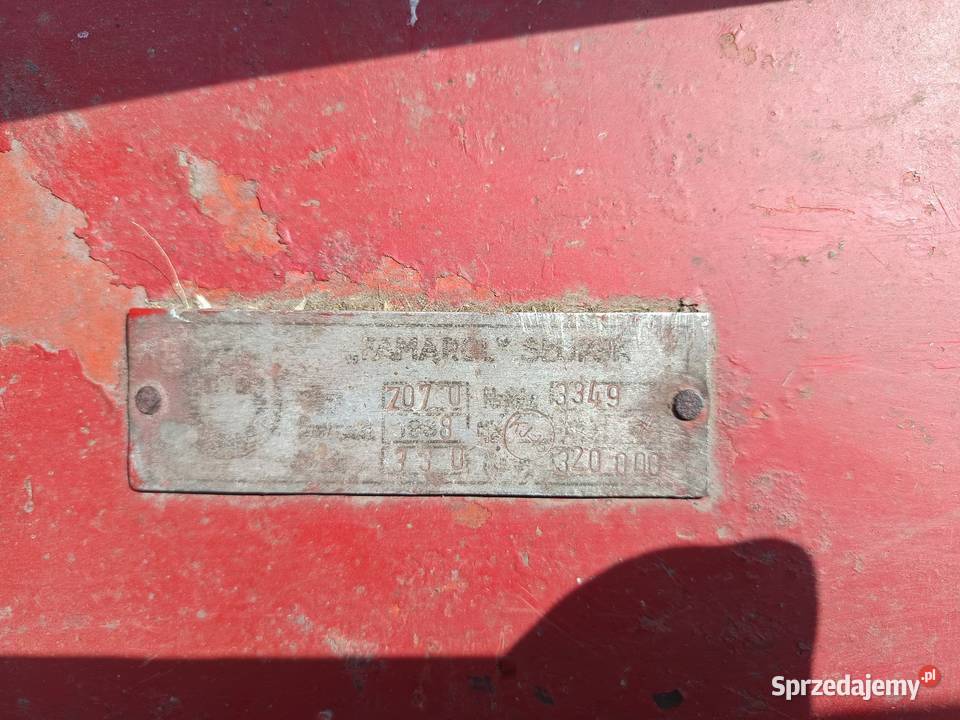 Kosiarka rotacyjna Famarol Słupsk 135 nieuszkodzony Hucisko