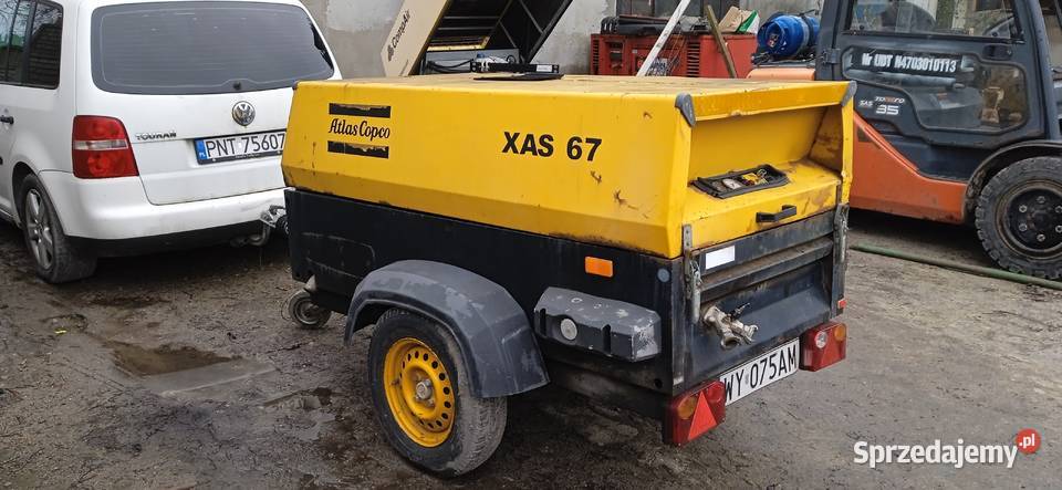 Sprężarka Kompresor Atlas Copco XAS 67DD 2006 r Łódź sprzedam
