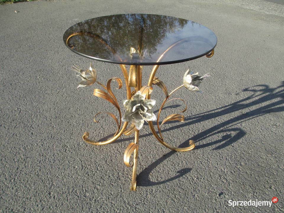 Stolik Hollywood Regency proj Hansa Kgla lata 60 lubelskie Lublin