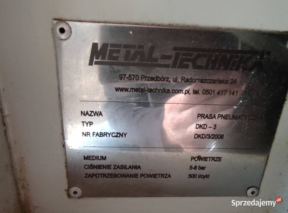 Prasa pneumatyczna do łączenia na mikrowczep Pozostałe Częstochowa