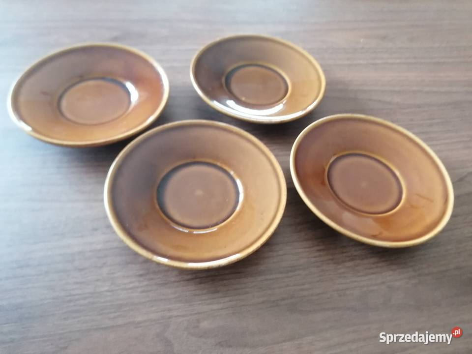 Talerzyk podstawka Kera Vitral brąz łódzkie sprzedam
