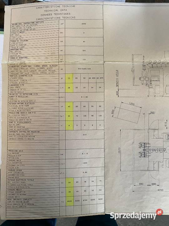 Maszyna do rozdmuchu wydmuchiwarka z ekstruderem Białogard