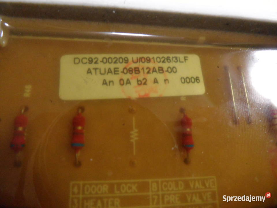 programator pralki samsung WF8602SFV DC9200209 świętokrzyskie Radlin