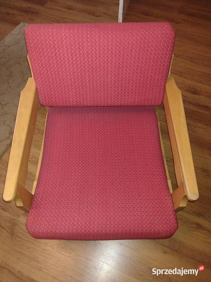Fotel kadet PRL Meble Brodnica